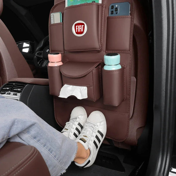 PU Leather Car Seat Organizer