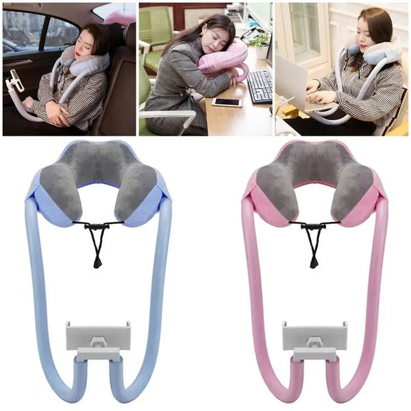 Neck Pillow Phone Stand