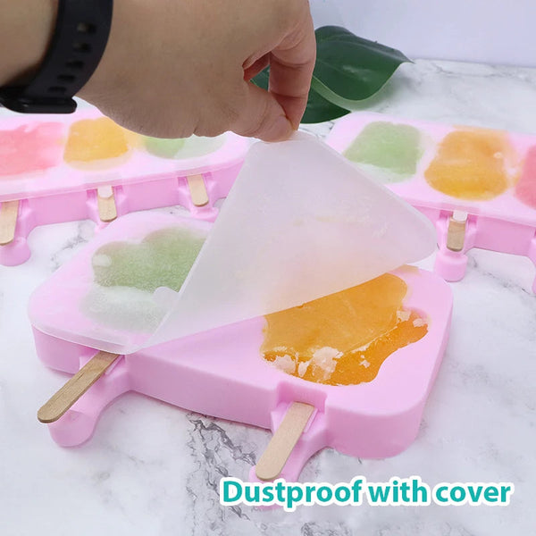 Homemade Popsicle Silicone Mold - Ice Cream Barrel Maker