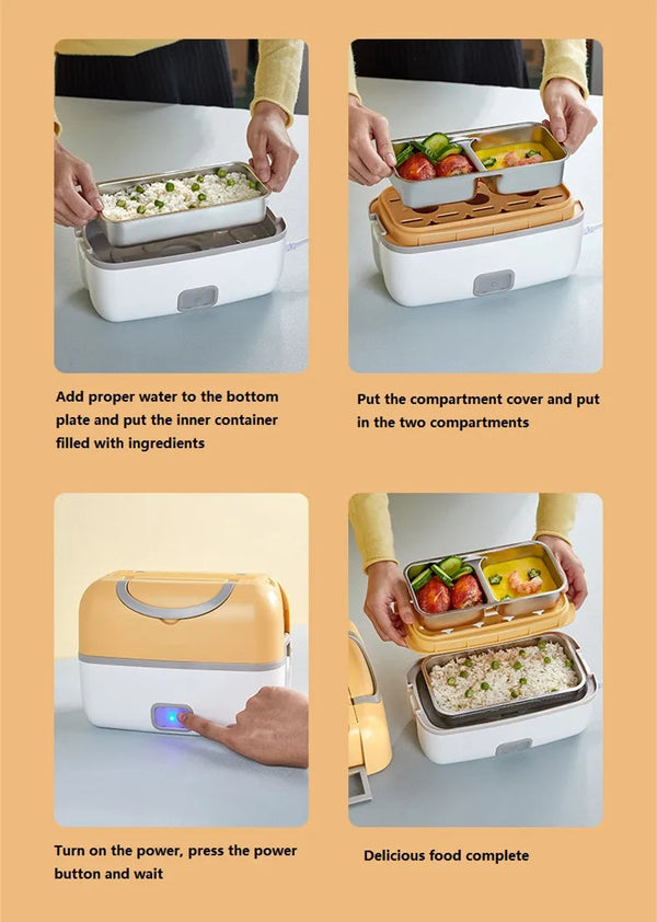 Portable Mini Electric Lunch Heating Box