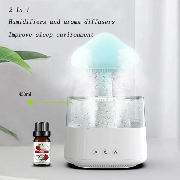 Cloud Raindrop Serenity Humidifier & Aromatherapy Machine