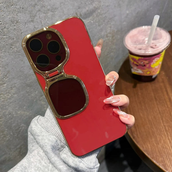 Electroplated Sunglasses Phone Case for iPhone