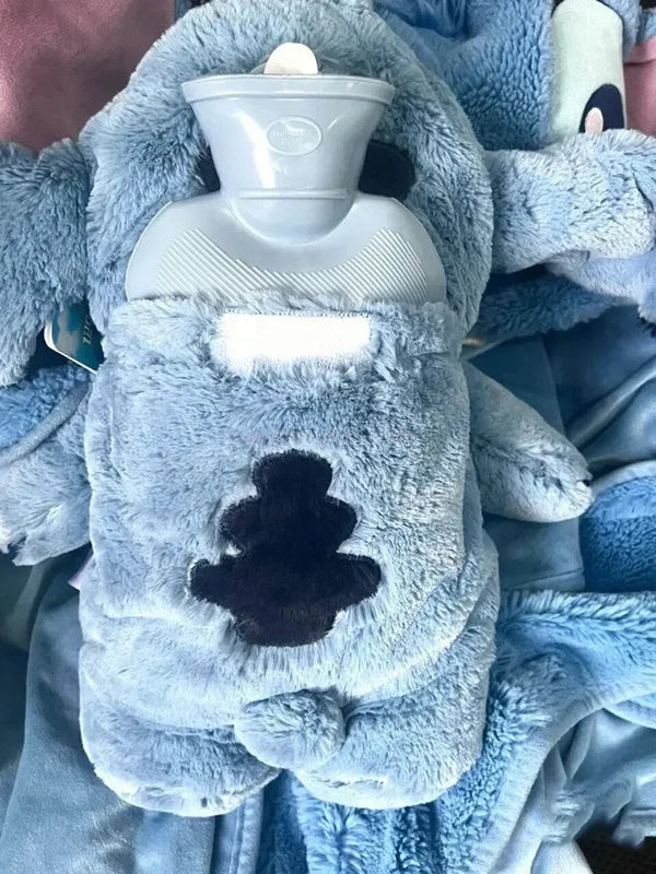 Stitch Winter Plush Hot Water Bottle