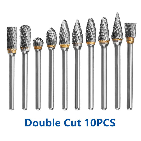 MOS Tungsten Carbide Burr Drill Bit Set