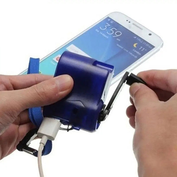 SurvivorCharge: Hand Crank USB Phone Charger