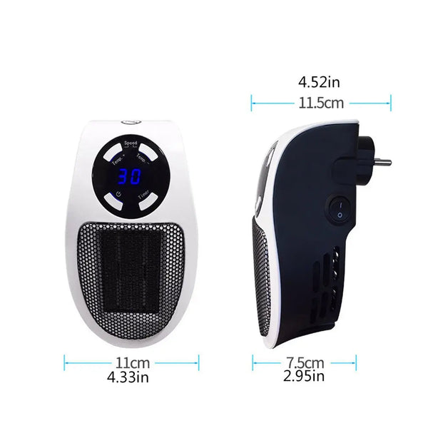 Portable Electric Heater & Remote Warmer