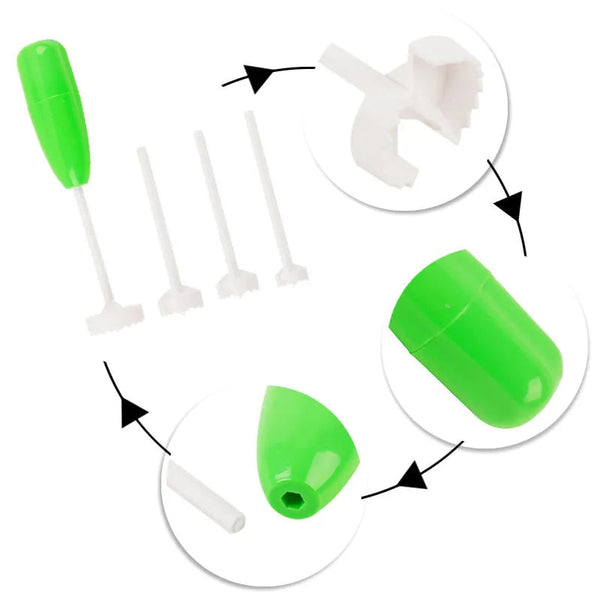 VegeVortex™ 4-Piece Vegetable Spiral Drill Set