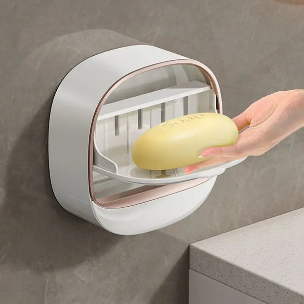 AquaGleam™ SplashGuard Soap Holder