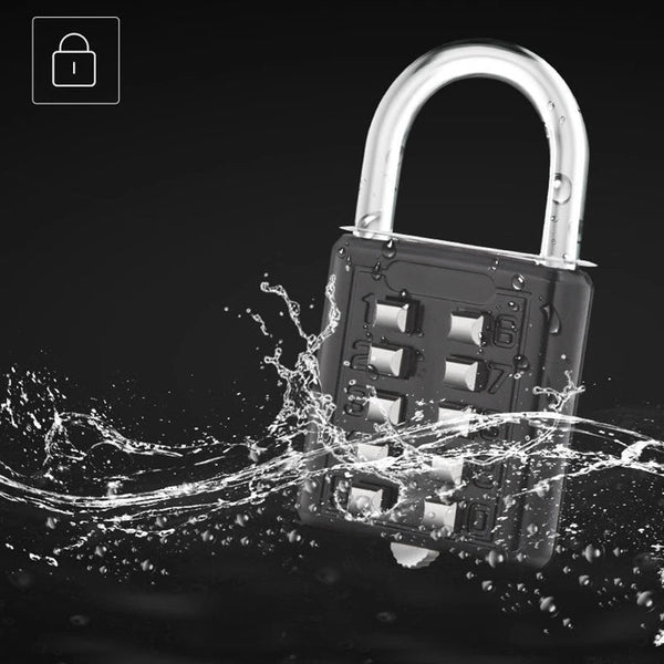 Travel Smart: 8-Digit Zinc Alloy Combination Padlock