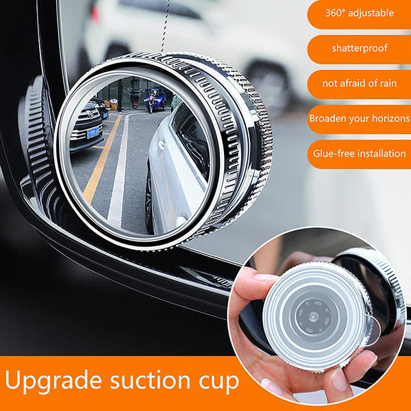 360° Adjustable Blind Spot Mirror Set