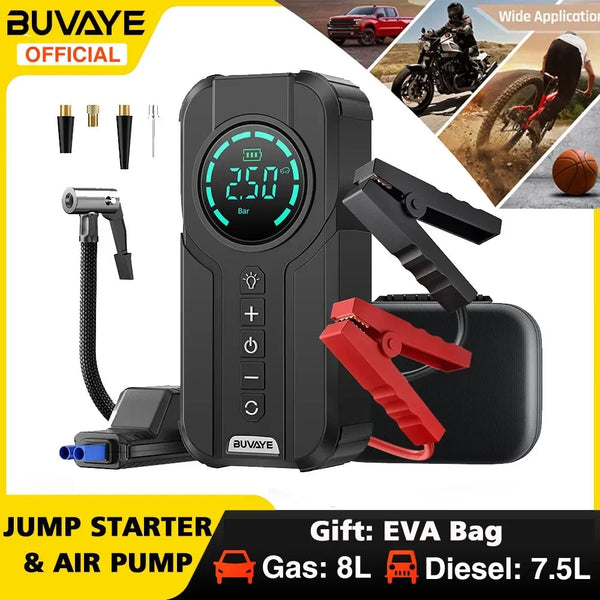 VoltBoost Pro Car Jump Starter & Air Compressor Kit