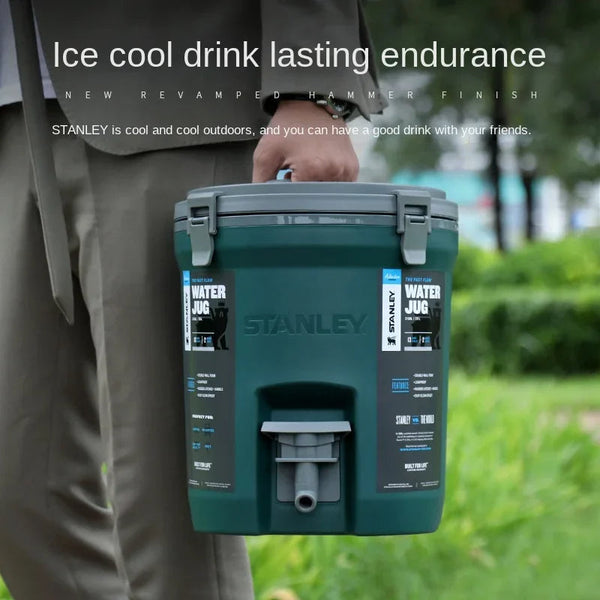 Portable Outdoor Ice Bucket & Tap Cooler