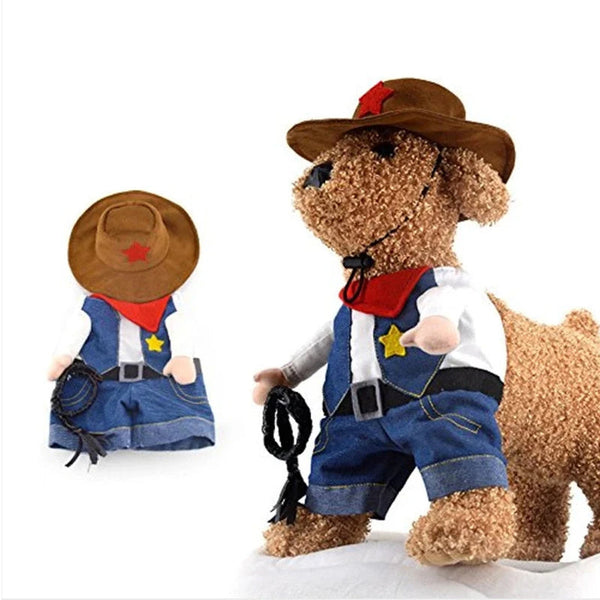 Cowboy Jeans Pet Hoodie Costume