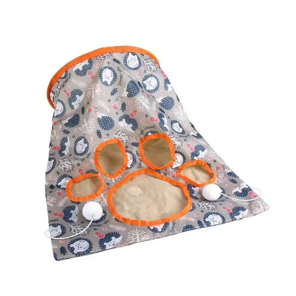 Cat Diamond Ringing Paper Tunnel Toy