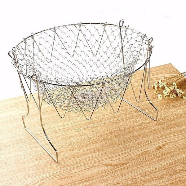 Telescopic Stainless Steel Fry Basket