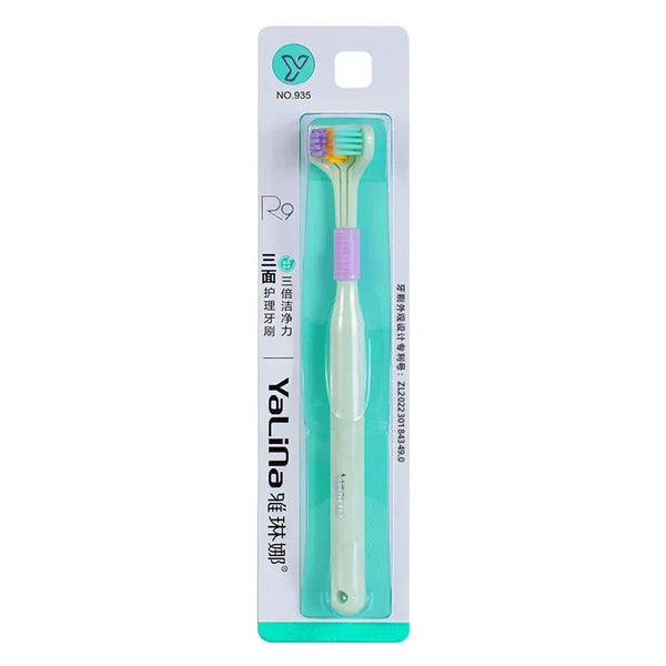 Triple-Sided Ultra-Soft Bristle Toothbrush