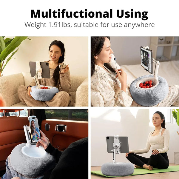 Plush Pillow Phone & Tablet Stand