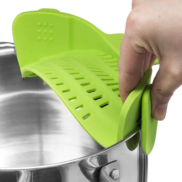 VersatileGrip™ Silicone Clip-On Strainer